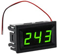 AC 70V-500V Mini Digital Voltmeter 2-Wire LED Display Panel Voltage Test Meter (GREEN 1 )