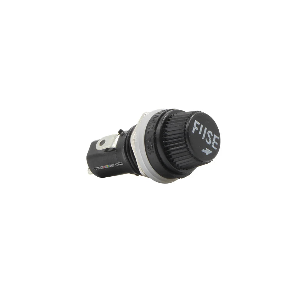10A 250V Fuse Holder Socket for 5x20mm Glass Cartridge Fuses