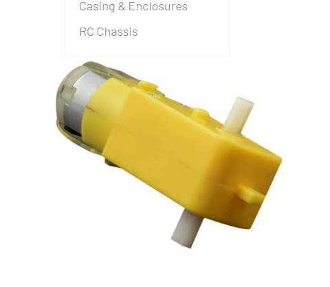 BO Motor Dual Shaft - Straight