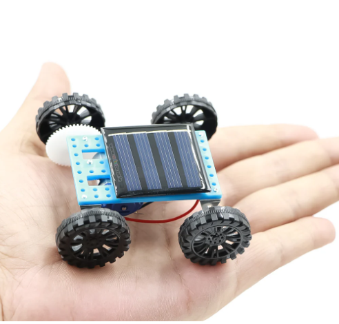 Mini Solar Powered DIY Toy Car Kit