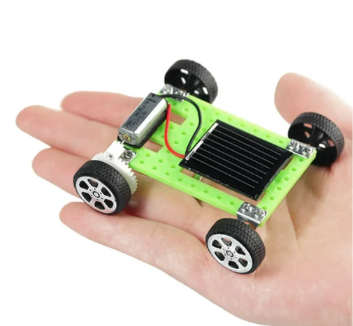 Mini Solar Powered DIY Toy Car Kit