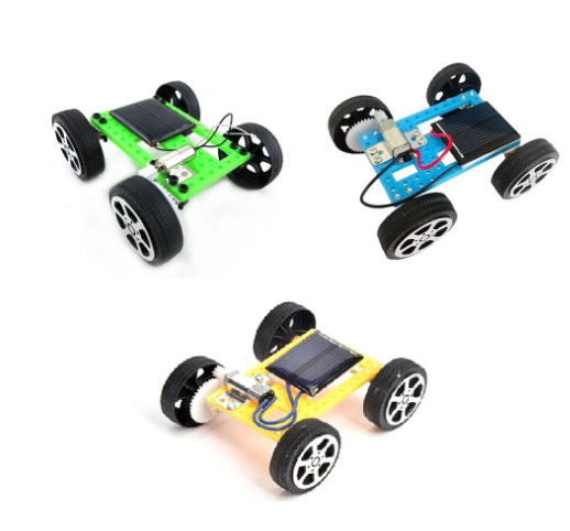 Mini Solar Powered DIY Toy Car Kit