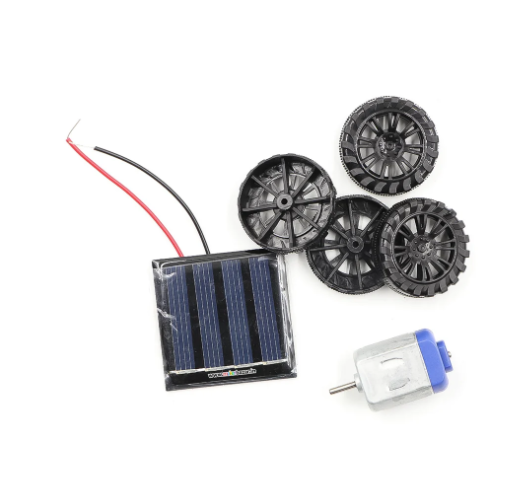 Mini Solar Powered DIY Toy Car Kit