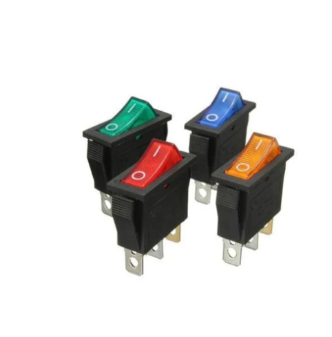 KCD3 (15/16Amp) 250V SPST ON-OFF 3 Leg Rocker Switch