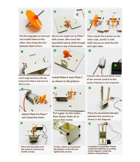 DIY Wooden Elevator Stem Kit